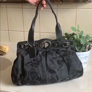 Black Coach Tote